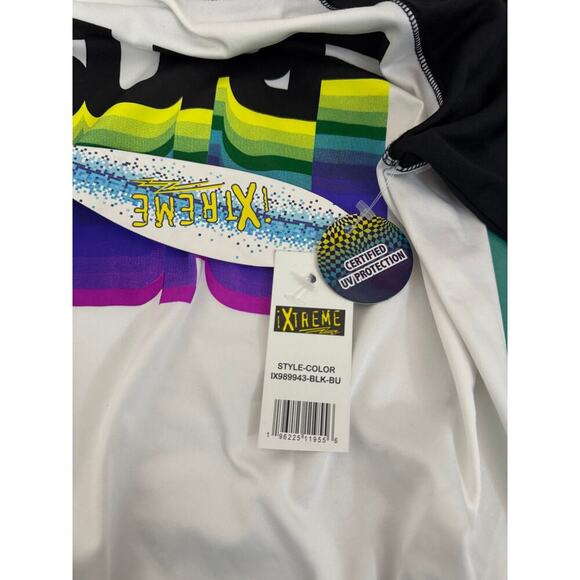 iXtreme Boys UV Swim Rash Guard Shirt - Size 8 - Surf Graphic - Picture 4 of 4